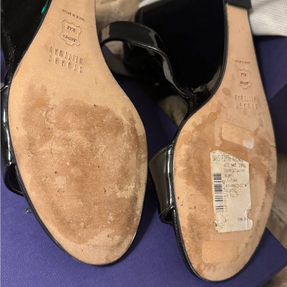 Stuart Weizman Wedge Sandals Size M8.5 - image 4